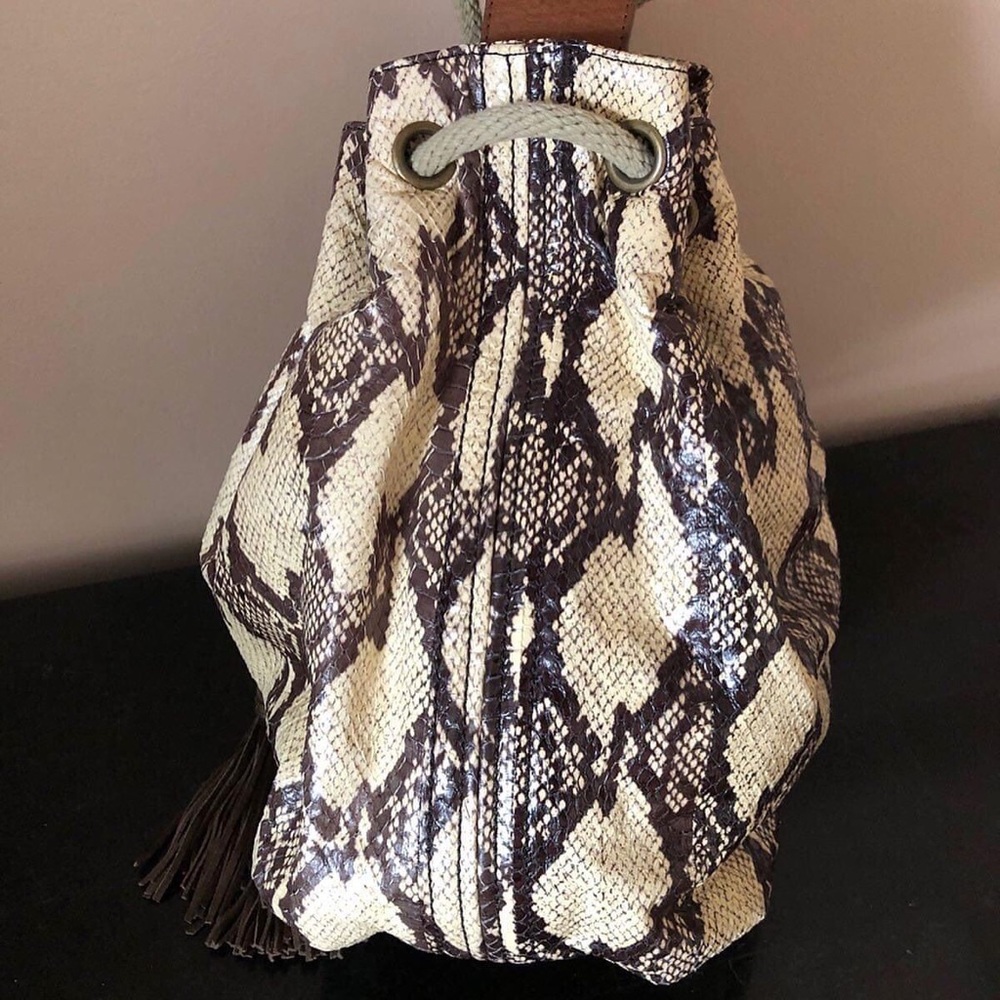 SOLD Lanvin Python Bucket Bag - Picture 4 of 10
